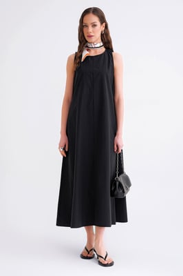 Lässig geschnittenes Maxikleid mit Taschen