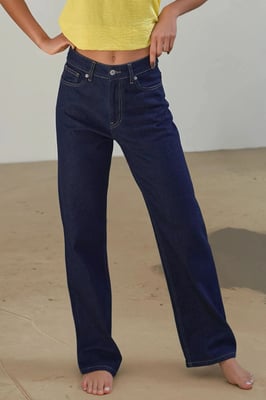 Gerade geschnittene Denim-Jeans