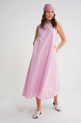 Lässig geschnittenes Maxikleid mit Taschen