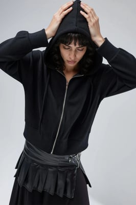 Kapuzenszipperjacke mit Taschen
