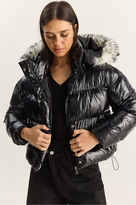 Kapuze Daunenjacke