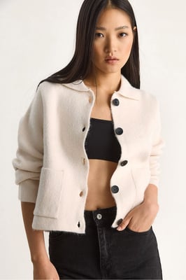 Strick-Cardigan mit Taschen