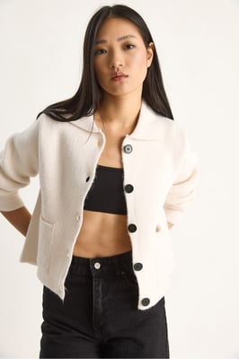 Strick-Cardigan mit Taschen