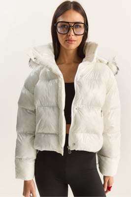 Kapuzenshirt Daunenjacke