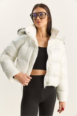 Kapuzenshirt Daunenjacke
