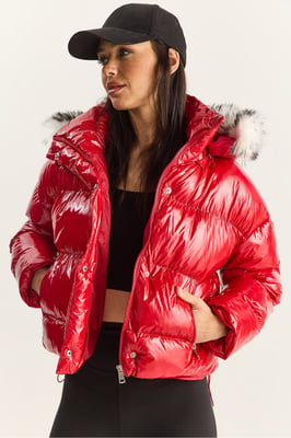 Kapuze Daunenjacke