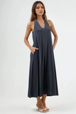 Halterneck-Modal-Kleid
