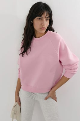 Rundhals Longsleeve Strickpullover