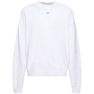 Off-white Off Stamp Skate Crewneck Weiß