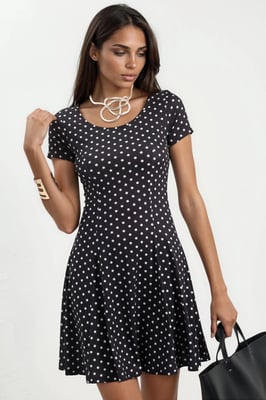 Punkte Sandy Minikleid