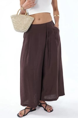 Modal Touch Weite Palazzo-Hose
