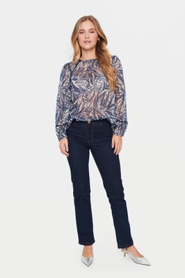 Langarm-Bluse ChanteSZ Langarm-Bluse A-shape