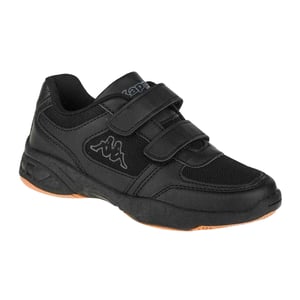 Kappa - "Dacer" Sneaker für Kinder, Ökologisches Leder (Schwarz)