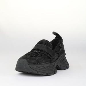Buffalo Loafer TEC Damen Schwarze Slipper