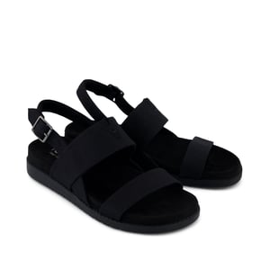 TOMS Marin Slingback Canvas Damen schwarze Sandalen