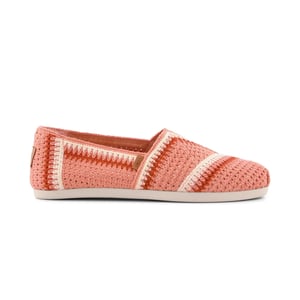 TOMS Alpargata Classic Baumwolle Damen Mittelrosa Espadrilles