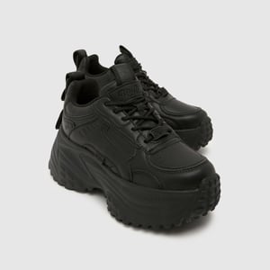 Buffalo Turbo One Damen Schwarze Sneakers