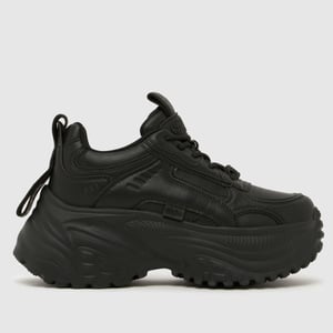 Buffalo Turbo One Damen Schwarze Sneakers