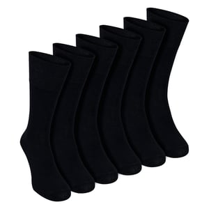 6er-Pack Herren Bambus Socken ohne Elasthan, weich, atmungsaktiv, täglicher Komfort