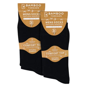 6er-Pack Herren Bambus Socken ohne Elasthan, weich, atmungsaktiv, täglicher Komfort
