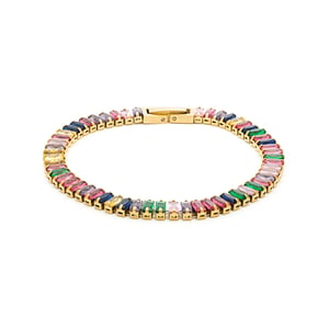 Luxenter Multicolour Zirkonia Armband aus 18k Gelbgold - Gorys