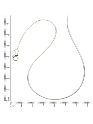 Zeeme Basic Collier 925/- Sterling Silber Schlangenkette