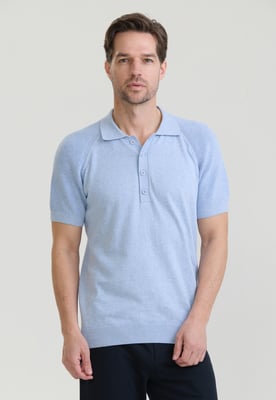Polo Shirt Kurzarm Strick-Polo Shirt Kurzarm