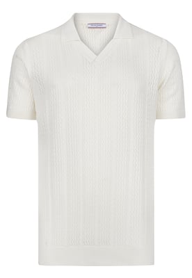 Polo Shirt Kurzarm Strick-Polo Shirt Kurzarm