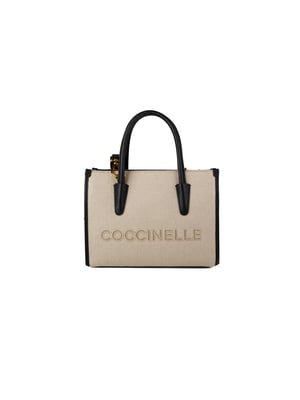 Coccinelle Myrtha26 Canvas-Handtasche Canvas-Stoff/Hochwertiges Leder