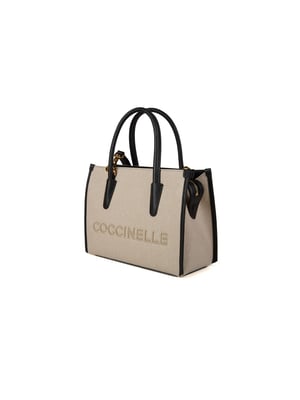 Coccinelle Myrtha26 Canvas-Handtasche Canvas-Stoff/Hochwertiges Leder