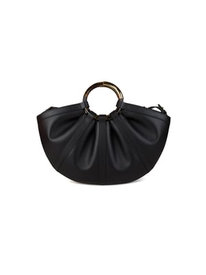 Coccinelle Shell Handtasche aus glattem Leder