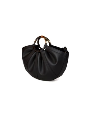 Coccinelle Shell Handtasche aus glattem Leder