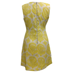 Diane von Furstenberg Carpreena Mini-Kleid aus gelbem Polyester