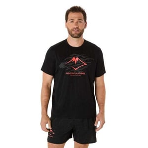 Asics - "Fujitrail" T-Shirt für Herren (Schwarz)