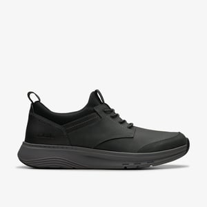 Motion Trek EZ Schwarze Leder-Sneaker