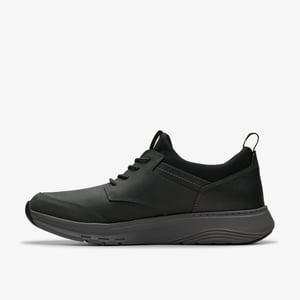 Motion Trek EZ Schwarze Leder-Sneaker