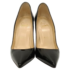 Christian Louboutin So Kate Pumps aus schwarzem Lackleder