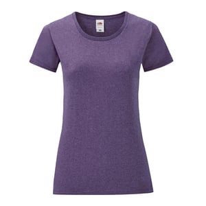 Fruit of the Loom - "Iconic" T-Shirt für Damen (Heideviolett)