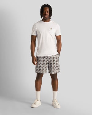 Blumenmuster Resort-Shorts