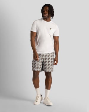 Blumenmuster Resort-Shorts