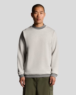 Halb Raglanärmeln Paneel-Sweatshirt