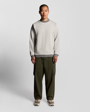 Halb Raglanärmeln Paneel-Sweatshirt