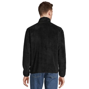 SOLS - Fleecejacke für Herren/Damen Unisex, Durchgehender Reißverschluss (Schwarz)