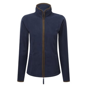 Premier - "Artisan" Fleecejacke für Damen (Marineblau/Braun)