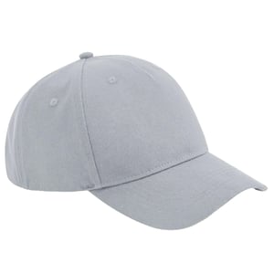 Beechfield - Baseball-Mütze 5 Segmente für Herren/Damen Unisex (Hellgrau)