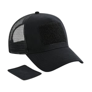 Beechfield - Trucker Cap Snapback (Schwarz)