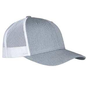 Flexfit - Trucker Cap Zweifarbig (Grau meliert/Weiß)