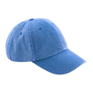 Beechfield Unisex Vintage Denim-Look Kappe (Vintage Kornblume)