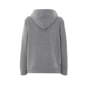 JHK - "Fuji" Hoodie mit durchgehendem Reißverschluss für Herren/Damen Unisex (Grau meliert)