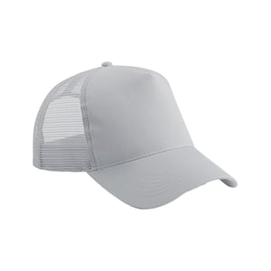 Beechfield - Trucker Cap Snapback für Kinder (Hellgrau)